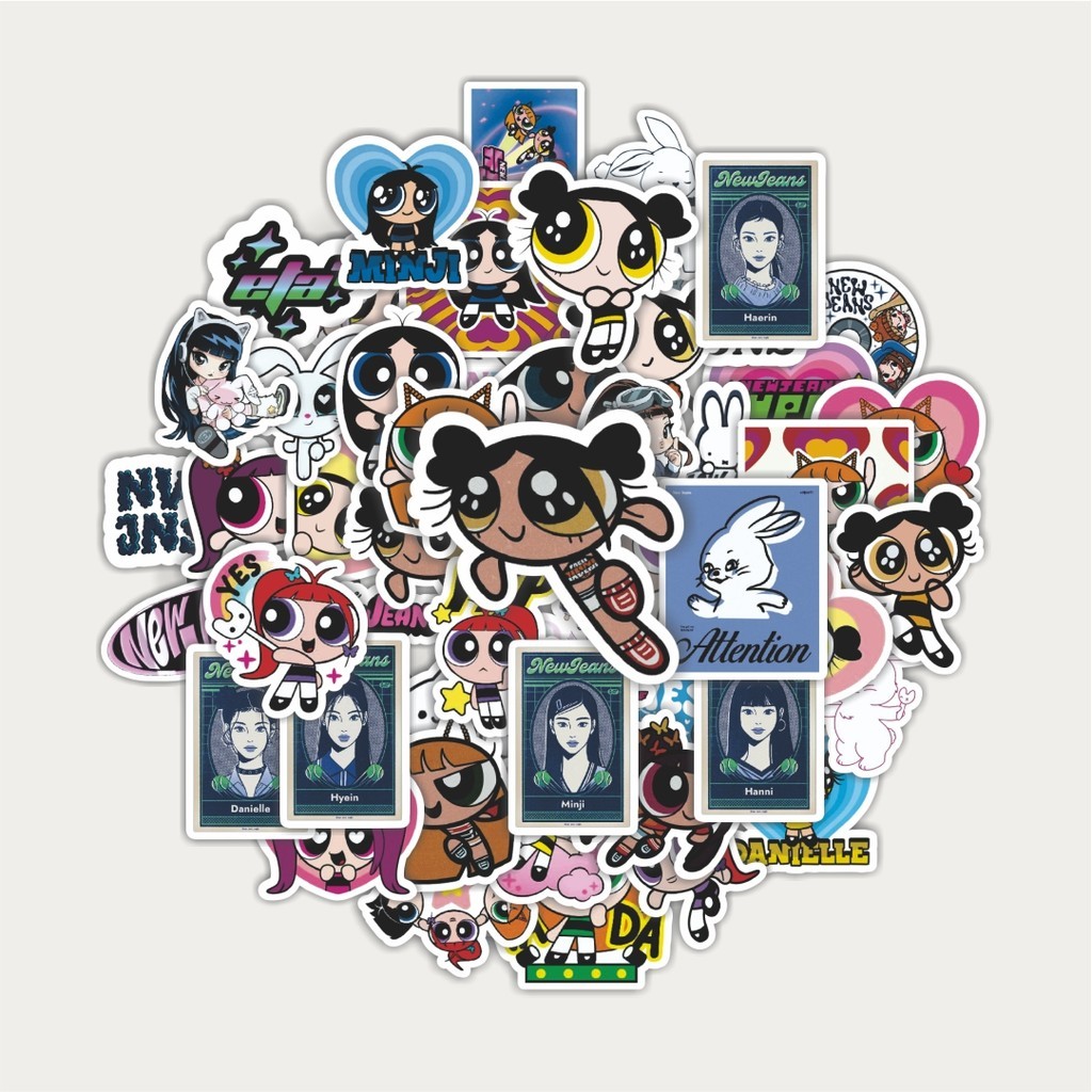 Jual Sticker Pack Stiker Power Puff Girls New Jeans V2 | Sticker TUMBLR ...
