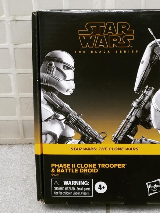 Jual HASBRO STAR WARS BLACK SERIES THE CLONE WARS 2-PACK PHASE II CLONE ...