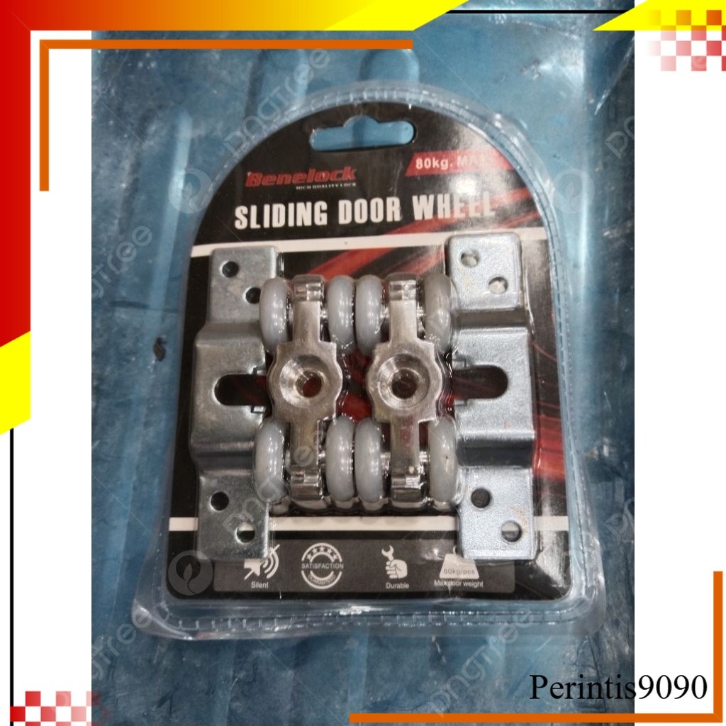 Jual Roda Sleeding pintu Geser Benelock Sepasang | Shopee Indonesia