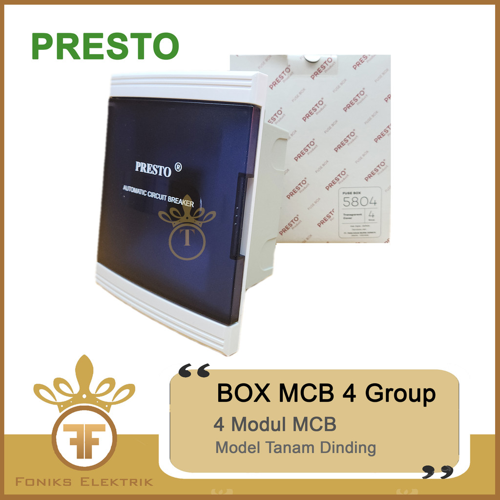 Jual BOX MCB PRESTO 4 GROUP INBOW | Shopee Indonesia
