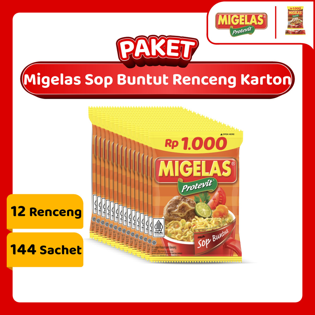 Jual Paket Migelas Sop Buntut Renceng Karton | Shopee Indonesia