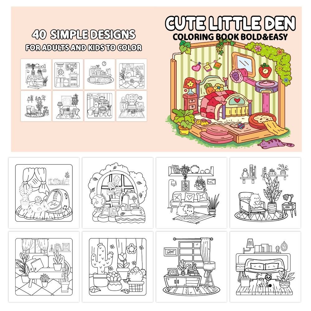 Jual Watercolor Children'S Drawing Scroll Color Filling Drawing ...