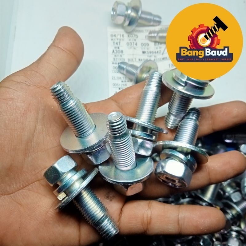 Jual BOLT 12 × 30 MM BAUT 17 panjang 3cm DOBEL RING BAUT ORI BAUT SASIS ...