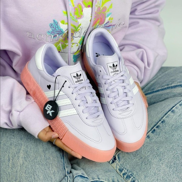 Jual ADIDAS SAMBAROSE PURPLE VALENTINE Shopee Indonesia