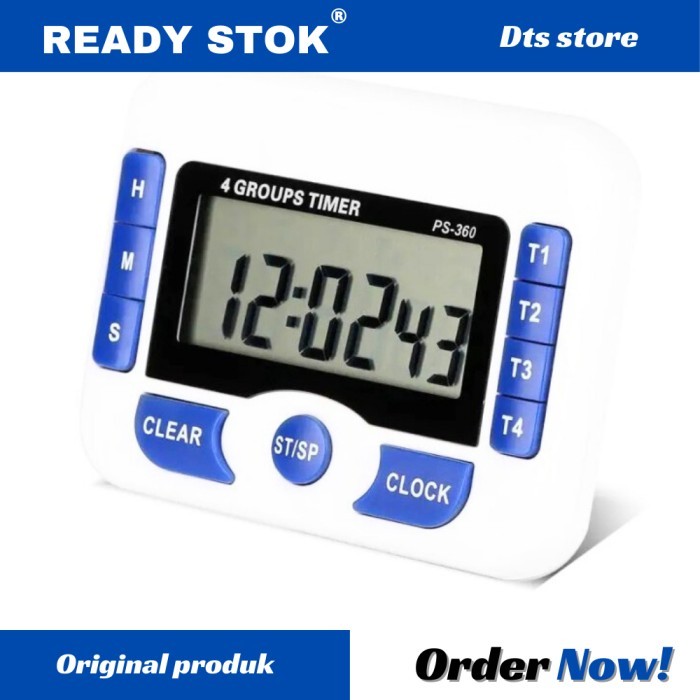 Jual 4 Groups Timer - 4 sesi waktu, dgn Countdown Function(bkn timer ...