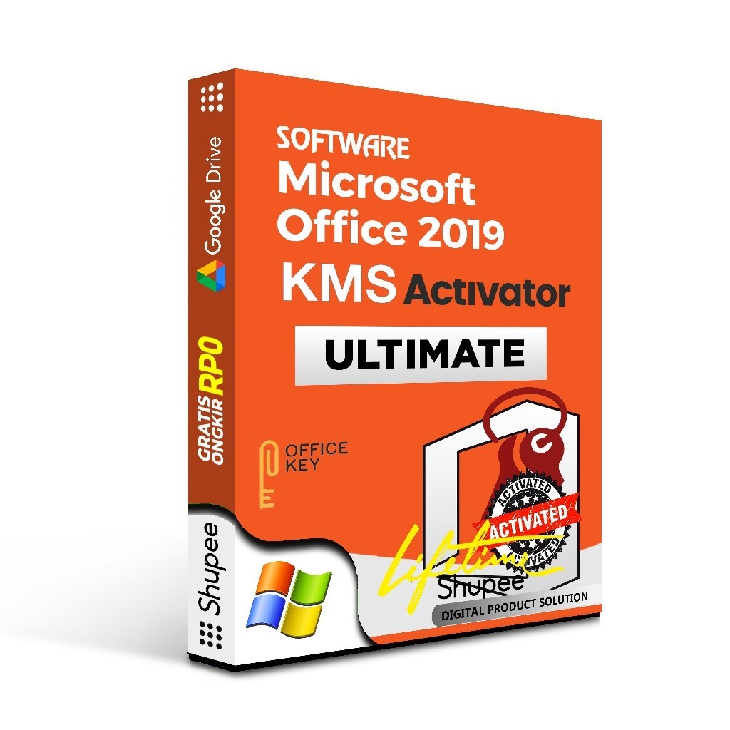 Jual Illustrated Mcrosoft® Ofice® 2019 KMS Activator Ultimate | Shopee ...