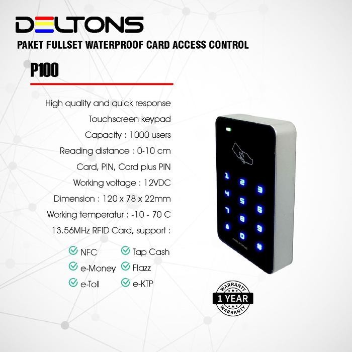 Jual Smart Door Access Control RFID Card 13.56MHz e-Money Magnetic EM ...