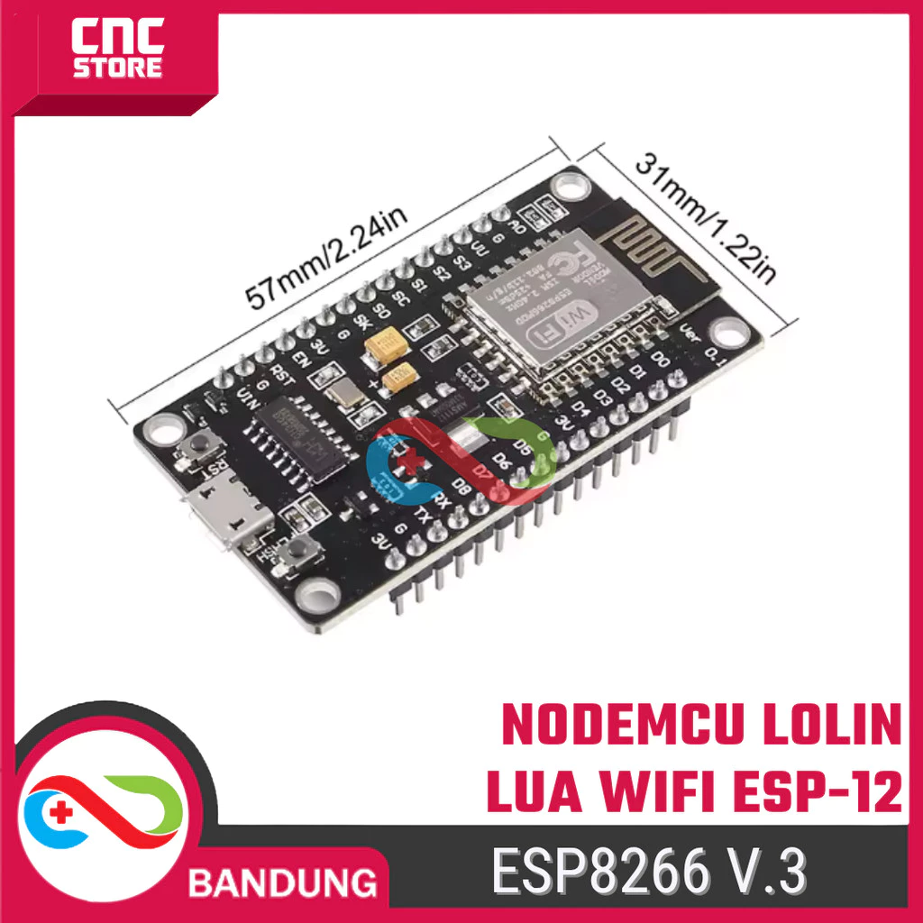 NodeMCU V3 ESP8266 CH340 [CNC Store]