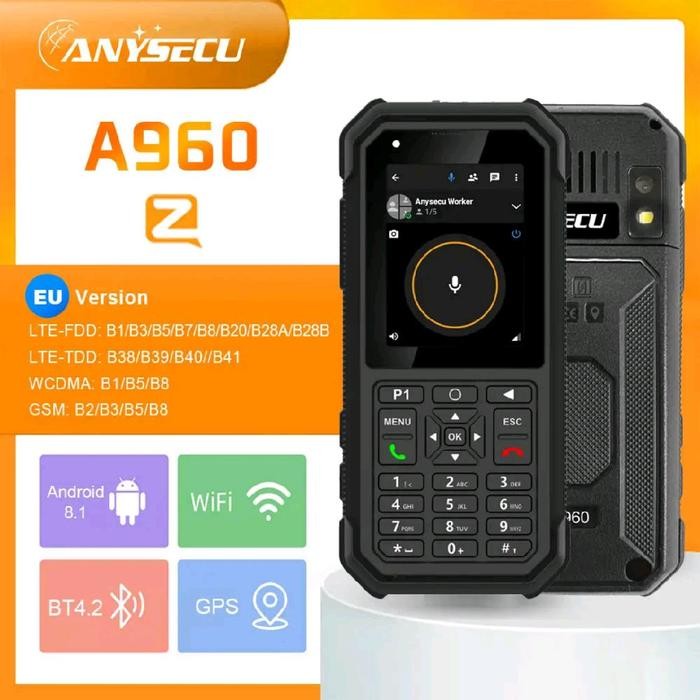 Jual Anysecu A960 HT PoC 4G LTE Playstore | Shopee Indonesia