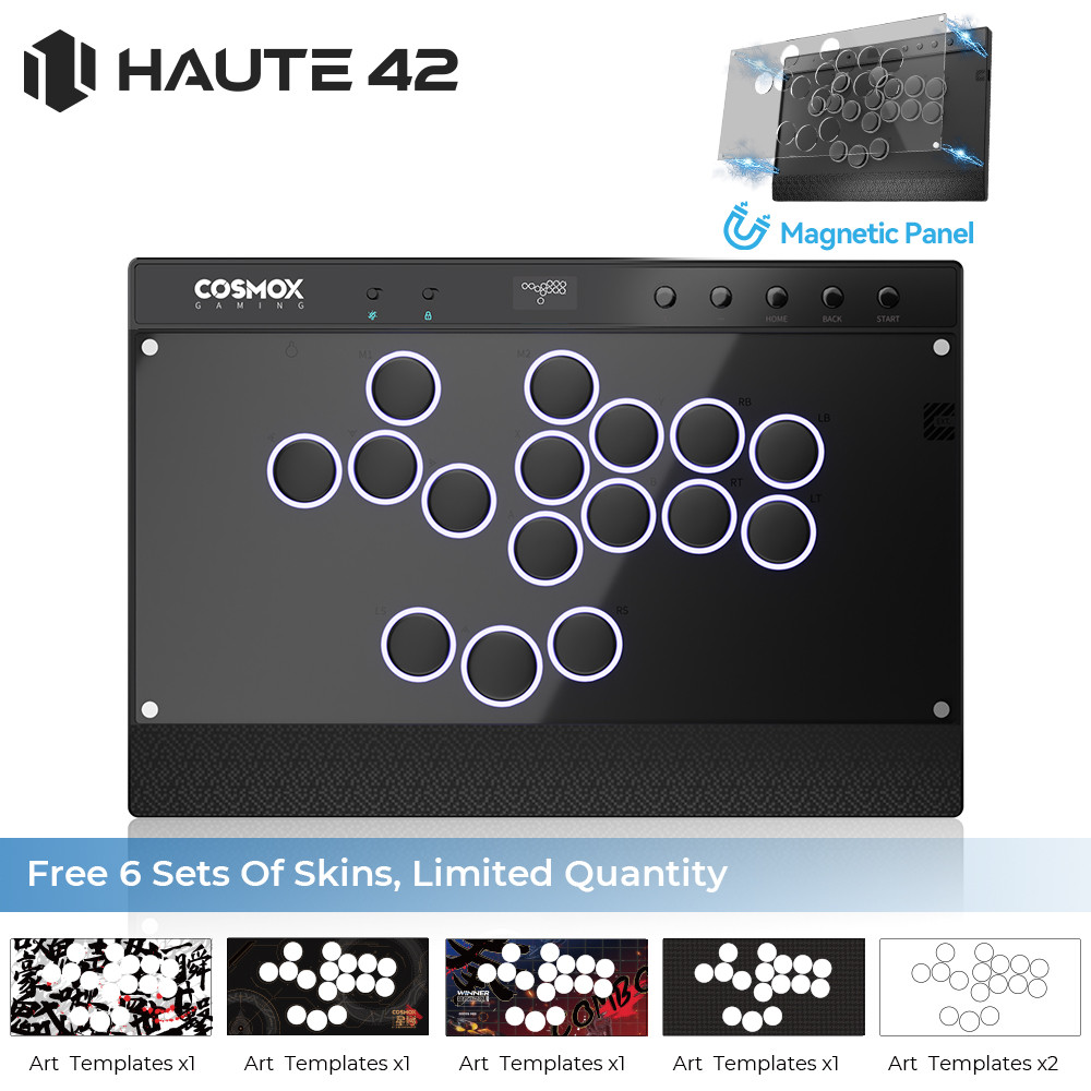 Jual Haute42 Magnetic Hitbox Leverless Controller Button Rim Arcade ...