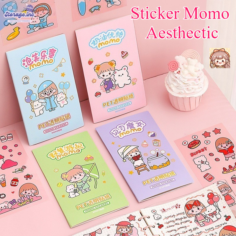 Jual Sticker Momo Waterproof isi 7 Lembar Stiker Momo Murah Stiker Momo ...