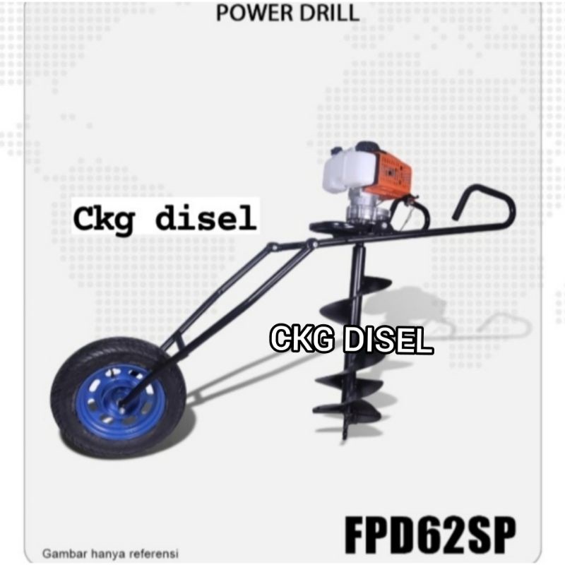 Jual Mesin Bor Tanah Eart Auger Firman FPD 62SP Drill 12inch 300mm ...