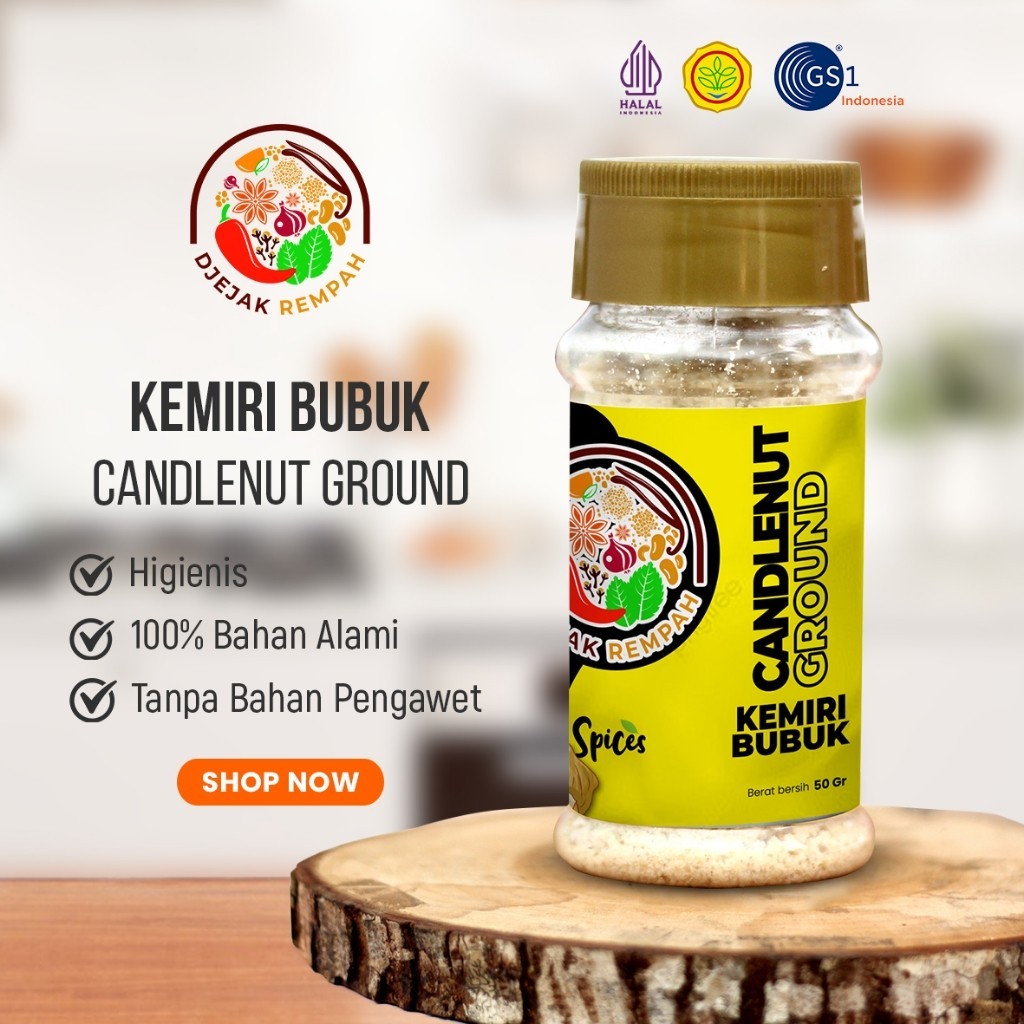 Jual Kemiri Bubuk (Candlenut Powder) | Shopee Indonesia