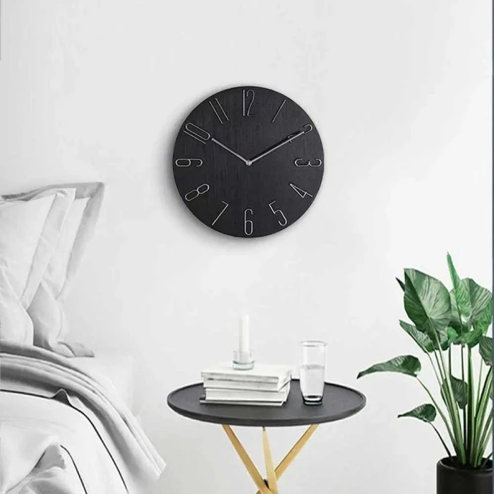 Jam Dinding Minimalis Modern 30 cm Desain Nordic Silent Tanpa Suara untuk Dekorasi Rumah - foto 1