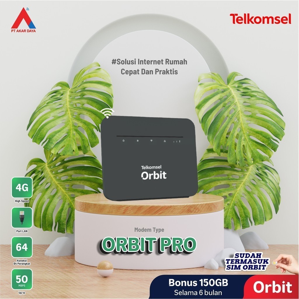 Jual ORBIT STAR PRO - MODEM ORBIT TELKOMSEL PRO - TYPE PRO HITAM ...