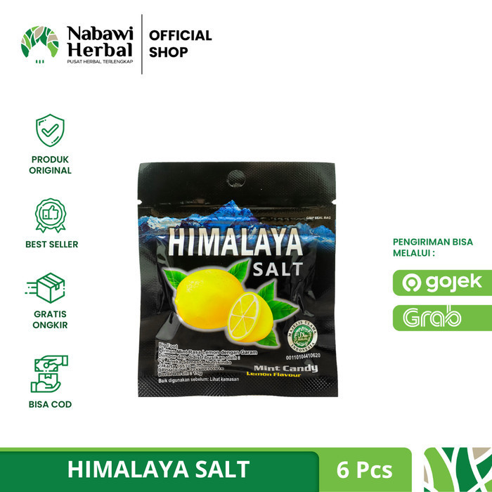 Jual HIMALAYA SALT - Permen Mint Rasa Lemon dengan Garam Isi 6pcs ...