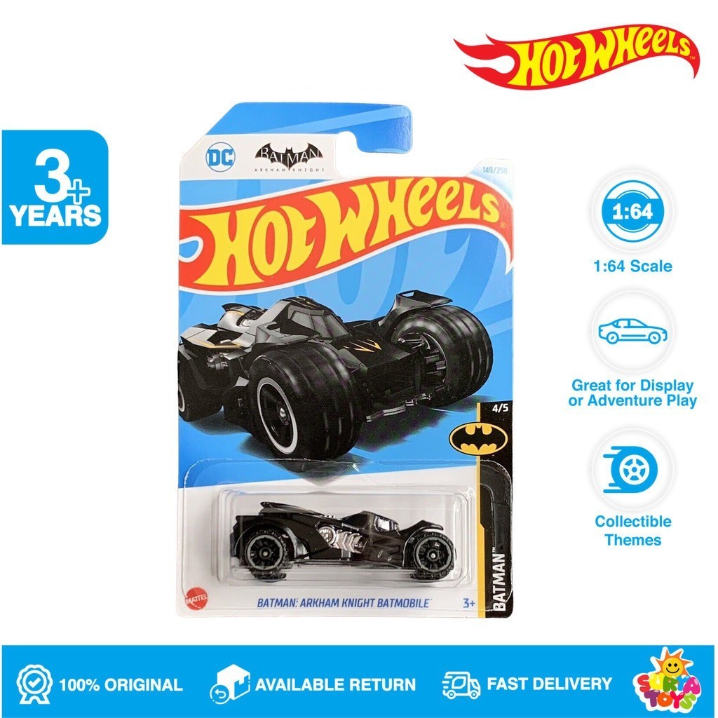 Hot Wheels DC Batman - Set da collezione per 7 auto pressofuse