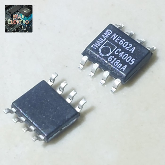 Jual NE602A Sop-8 SMD NE602 NE 602 602A IC Double Balance Mixer ...