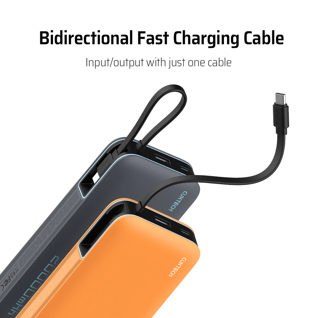 KiiP x Cuktech CP253L Power Bank 20000mAh 55W USB Type-C Fast Charging