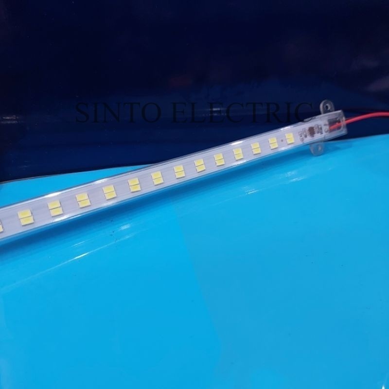 Jual LED Strip Hard 5630 Putih 144 LED + cover 1 meter AC 220V | Shopee ...