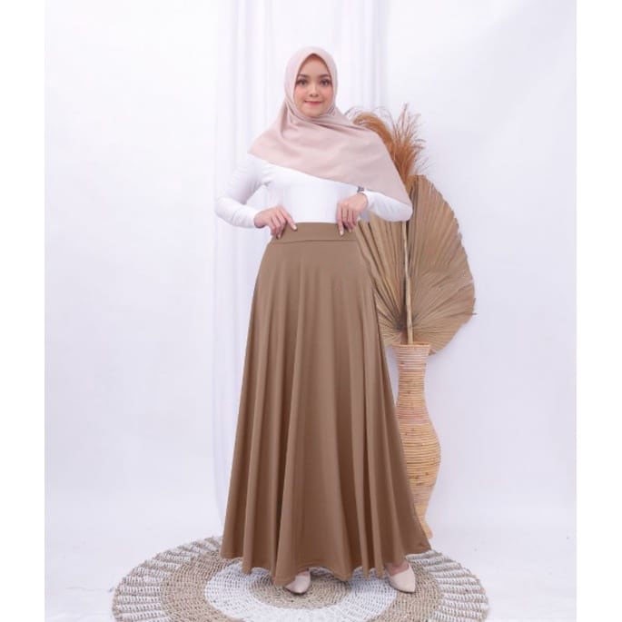 Jual Rok Payung Panjang Wanita RIK Rok Lebar Mrs4 Keren | Shopee Indonesia