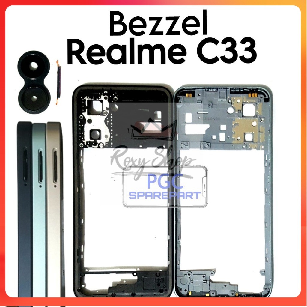 Jual Ori Bezzel Lis Tulang Samping Realme C33 / RMX3624 - Backcase ...