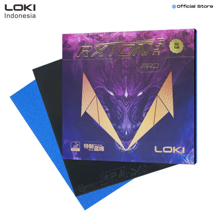 Jual LOKI RXTON III PRO Rubber Pingpong - Table Tennis - black | Shopee ...