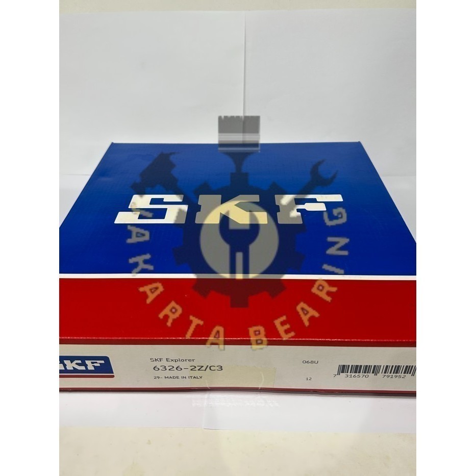 Jual Ball Bearing SKF 6326 2Z/C3 6326 ZZ C3 SKF Original 130x280x58 ...