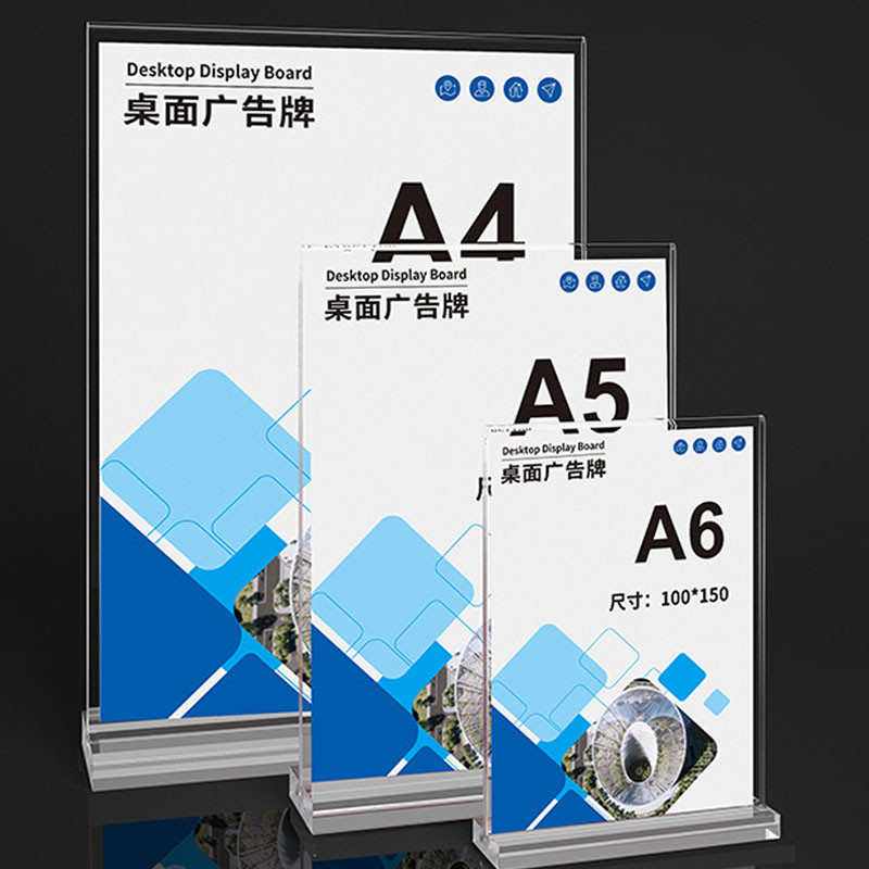 Jual Display Menu Standing Akrilik Acrylic Papan Tempat Meja Minimalis ...