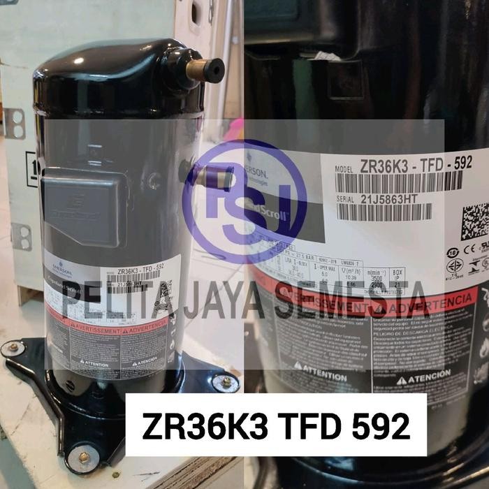 Jual Kompresor Copeland ZR36K3-TFD-592 / Compressor Copeland ZR36K3-TFD ...