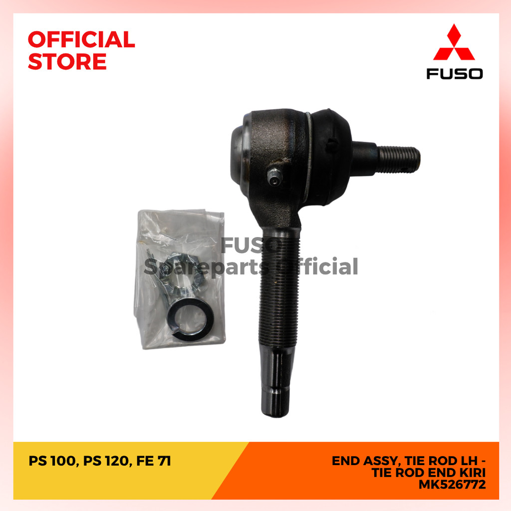 Jual Fuso END ASSY,TIE ROD LH Tie Rod End Kiri - PS 100, PS 120, FE 71 ...