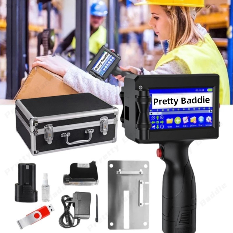 Jual [dengan 8 aksesori + casing logam] Printer Inkjet Genggam Portabel ...