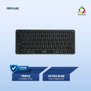 Jual Rexus KL150 / KL-150 Keyboard Office Wireless Low-Profile - Layout ...