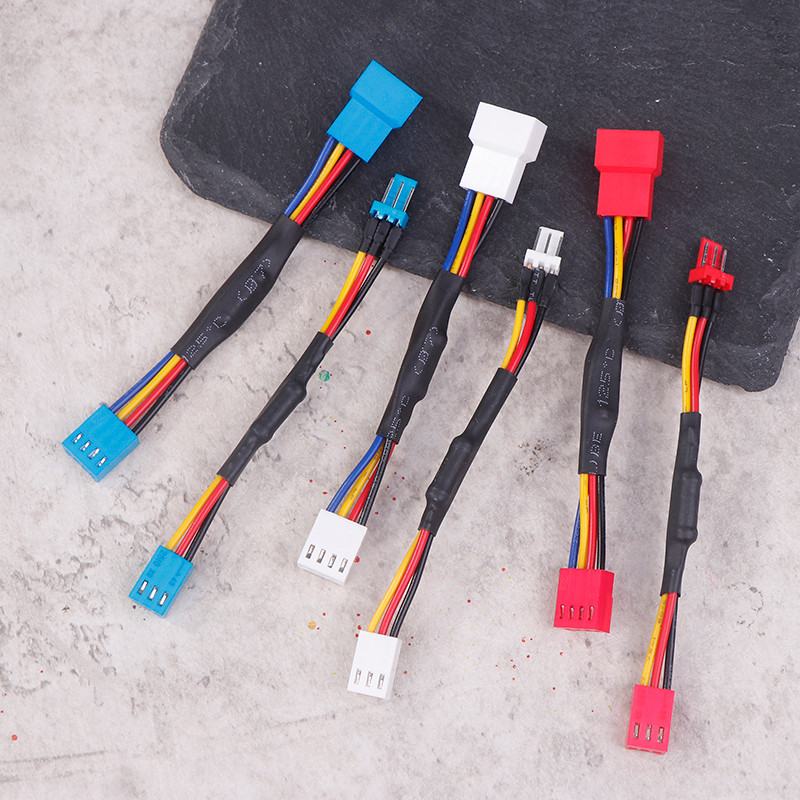 Jual 5 Pcs PWM Fan Speed Reducer Cable 4-Pin to 3-Pin CPU/GPU Adapter ...