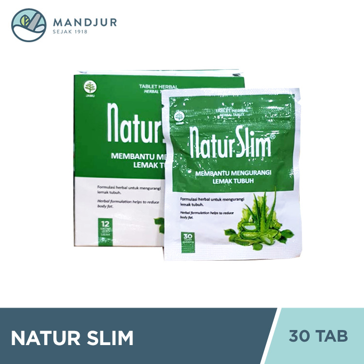 Natur Slim 30 Tablet - Mengurangi Lemak Tubuh