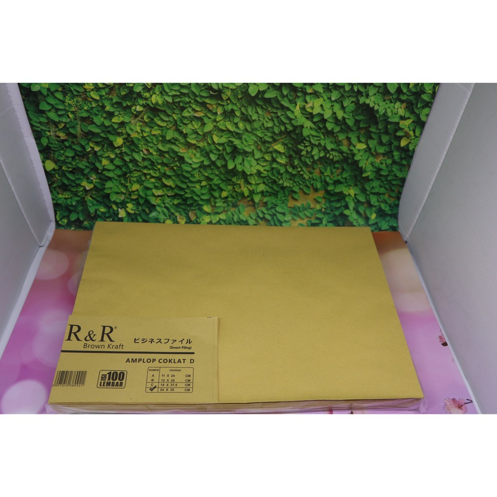Jual Amplop Coklat Folio R&R 100 Pcs Termurah | Shopee Indonesia