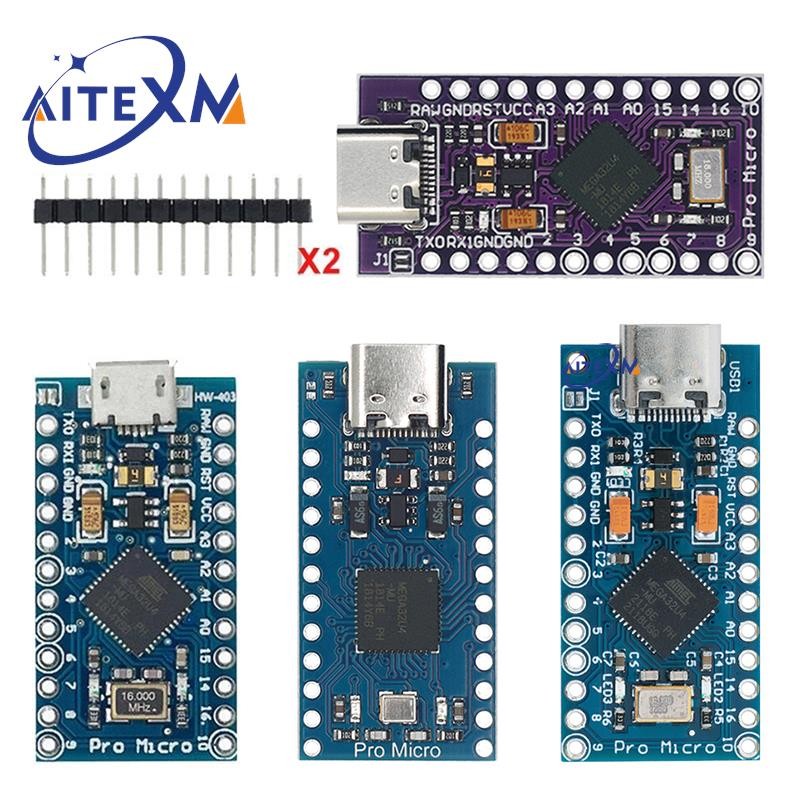 Jual MICRO/MINI/TYPE-C USB ATMEGA32U4 Module 5V 16MHz Board For Arduino ...