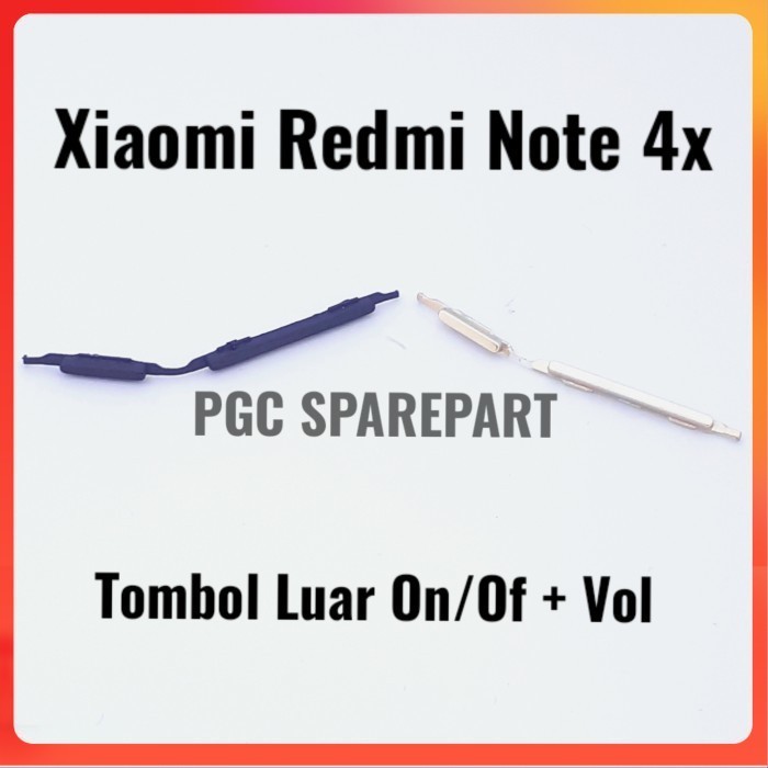 Jual Tombol 1set Volume Power On Off Xiaomi Redmi Note 4x - Button ...