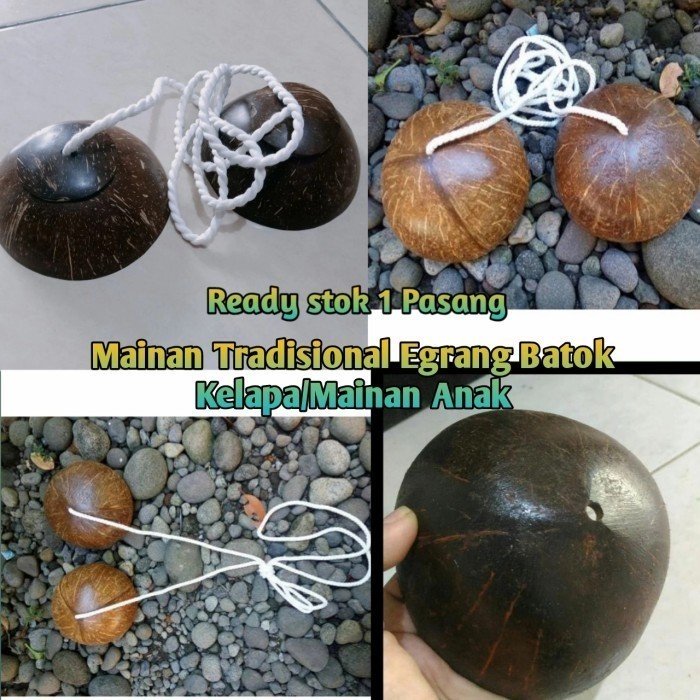 Jual Egrang Batok Kelapa - Mainan Tradisional Egrang Batok Kelapa ...
