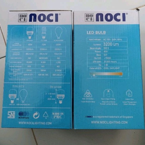 Jual Lampu Led Kapsul / Capsule Jumbo Lampu Industri Noci 40w 40watt ...