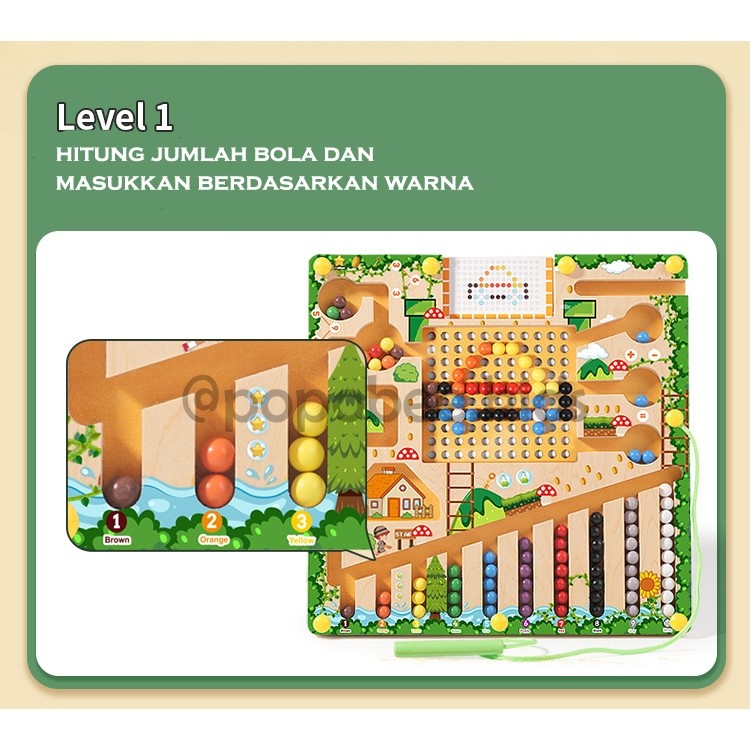 Jual TAB | Mainan Edukasi Papan Magnetik Labirin Puzzle Anak ...