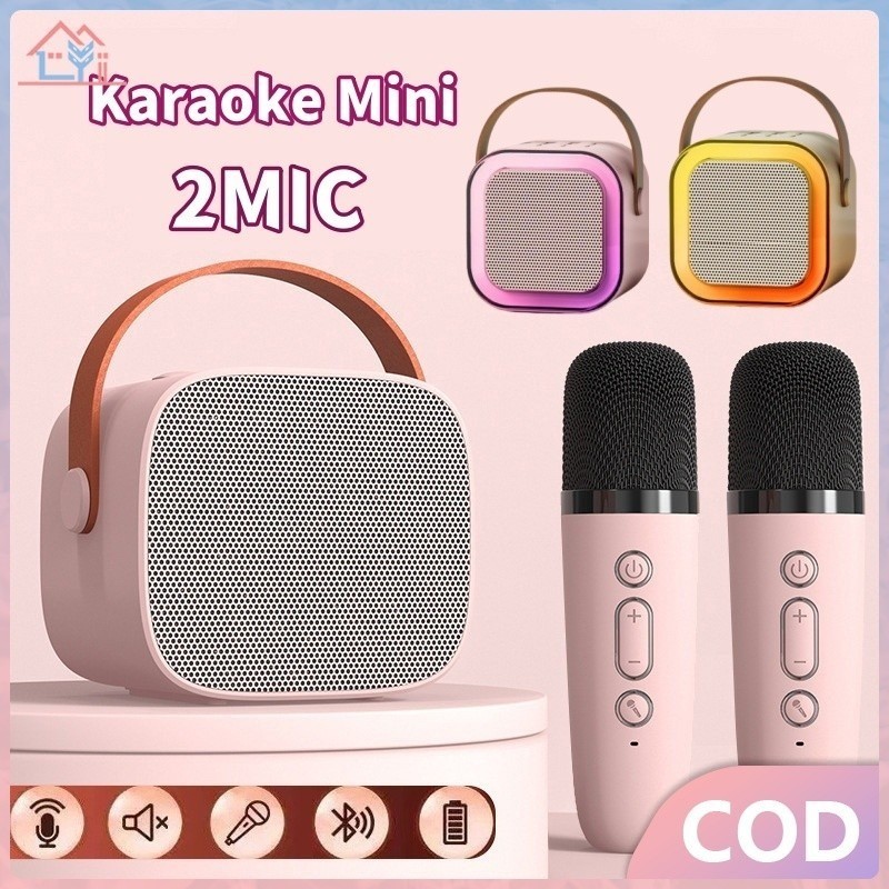 Jual 【COD】 Bluetooth Mini Speaker Karaoke Speaker Portable with MIC ...