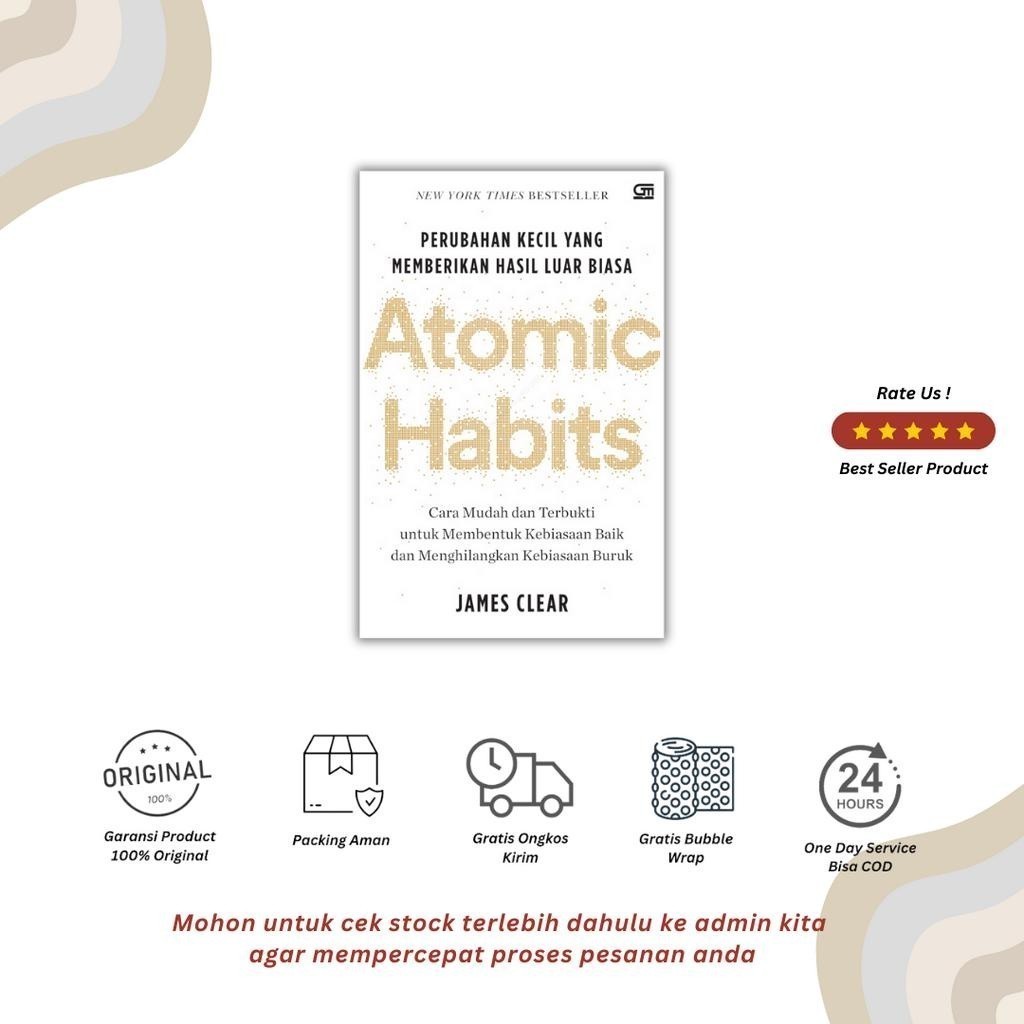 Jual BEST SELLER ! ATOMIC HABITS - JAMES CLEAR | Shopee Indonesia