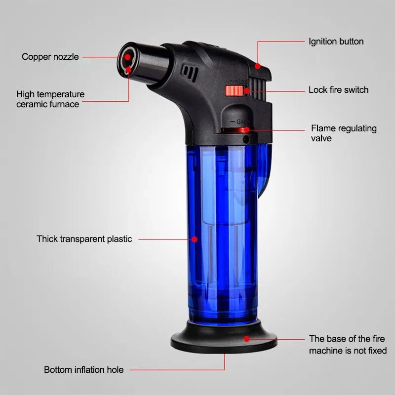 Jual 2023 baru tahan angin isi ulang obor Jet Turbo Lighter BBQ ...