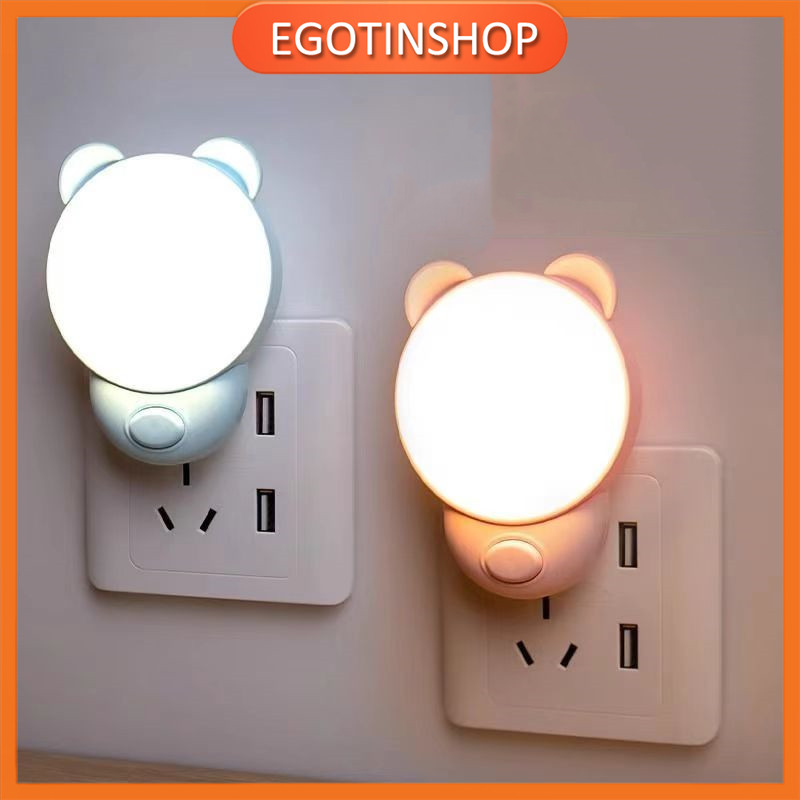 Jual LED Lampu Tidur Night Light Lampu Malam LED 2 Warna Karakter ...