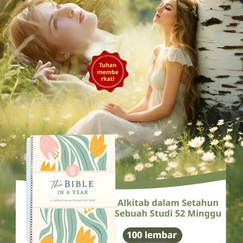 Jual COD Alkitab 52 minggu/Buku catatan meditasi Alkitab/Buku catatan ...