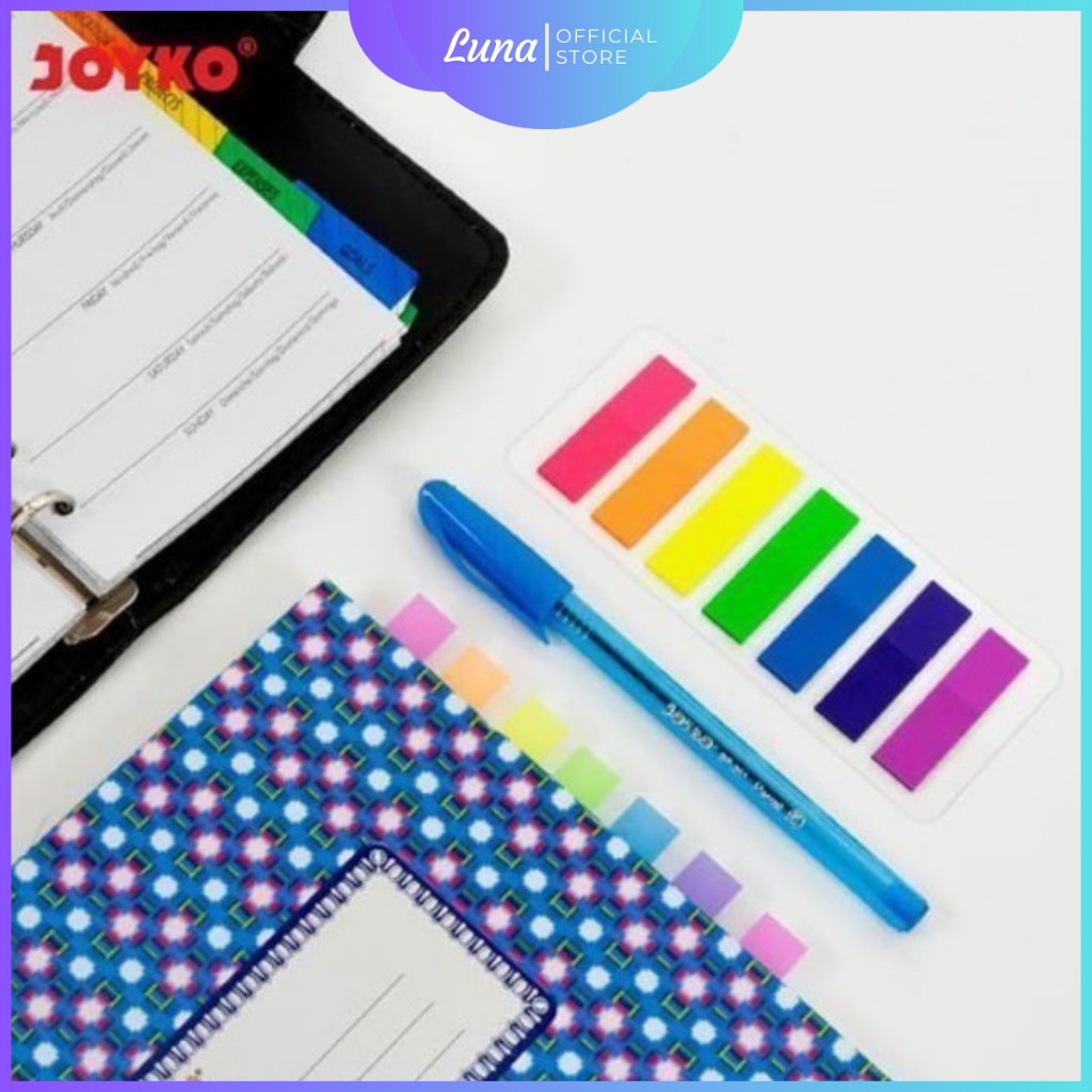 Jual Indeks Mark Penanda Panah Kertas Sticky Notes Joyko Arrow Rainbow ...