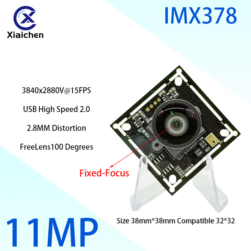 Jual 4KUSB Camera Module 3840 x 2880 11MP HD IMX378 Sensor FF 120° With ...