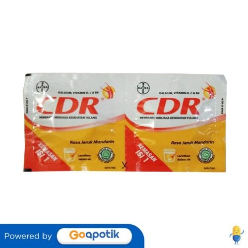 Jual Cdr Rasa Jeruk Mandarin Strip 2 Tablet | Shopee Indonesia
