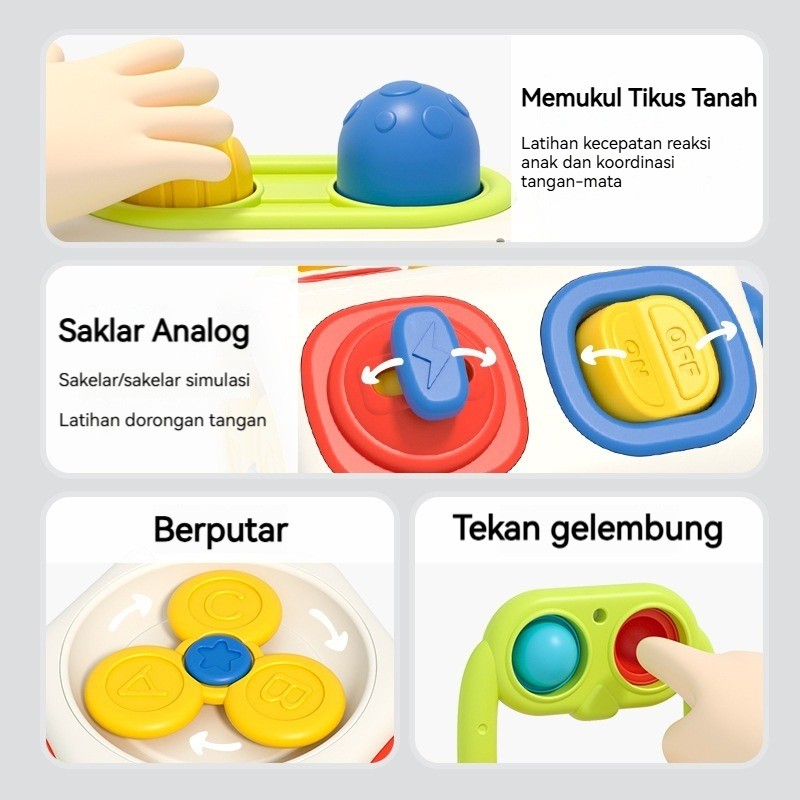 Jual Busy Box Cube Mainan Edukasi Anak Cube Toys Melatih Logika ...